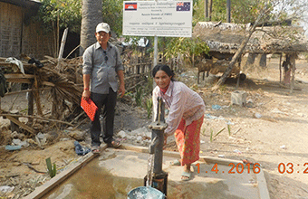 Aussie, Friends of FWEC. Tanei Village. Nov 2015. Wells No. 306-305-304