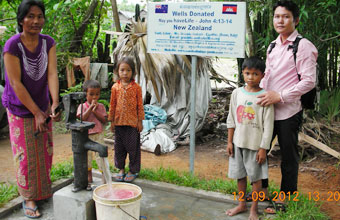 Anthony LAMBERT (New Zealand). June 2012. Phnom Dei village. Well No.89
