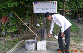 Human Value Group of FAO (Italy). Nov.2013. Lbeuk village. Well No. 185