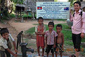 Independent Education Union of Australia (IEU). [Sept 2012]. Beung Chum village. Wells No. 114-113-112-111-110-109-108-107-106-105-104-103-102