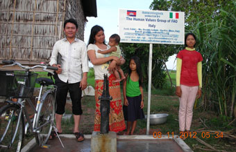 Human Values Group of FAO (Italy). Prohout village. May 2012. Well No. 79