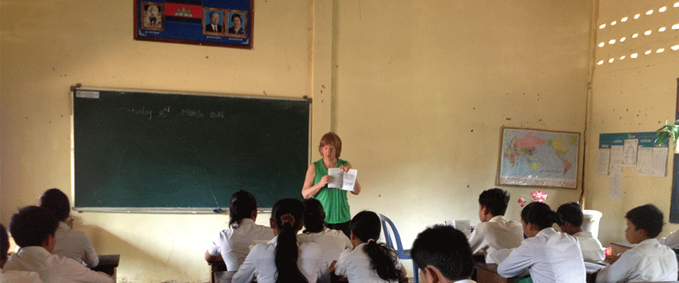 Tina teaching